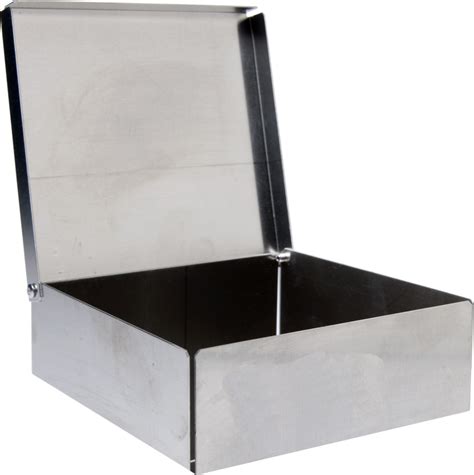 metallic product boxes|outdoor metal box with lid.